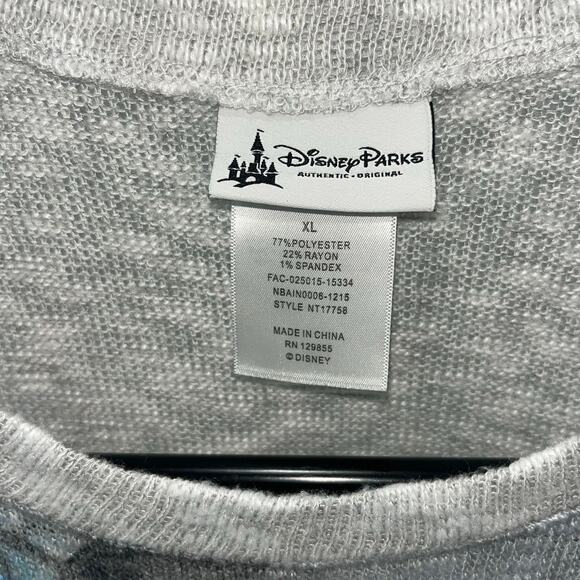 Disney Parks Women's XL Mickey & Minnie Mouse Open Weave Sweater Top - Picture 3 of 4